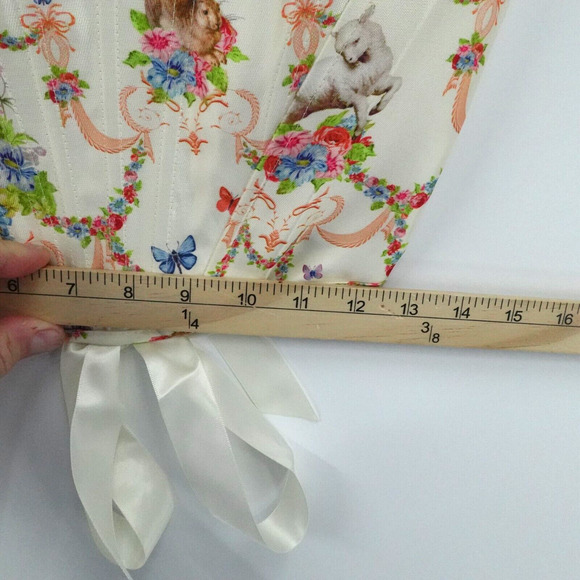 Sugar Thrillz Lush Opulence Corset Skirt Set Sz L Spring Chappell Roan - Picture 9 of 16